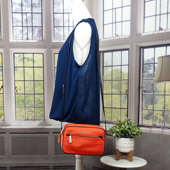 NWT MICHAEL KORS POLLY LARGE NYLON CROSSBODY BAG - Picture 6 of 11